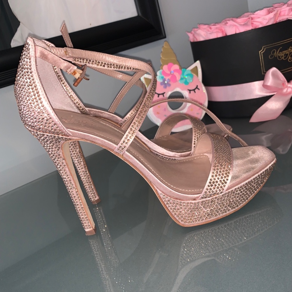 Rhinestone Vince Camuto Heeled Sandal